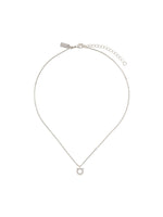 Silver Gancini Crystal necklace 1