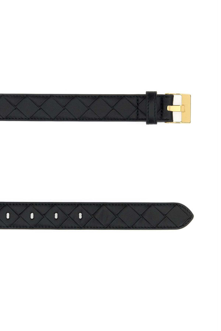 Black leather Watch belt 2