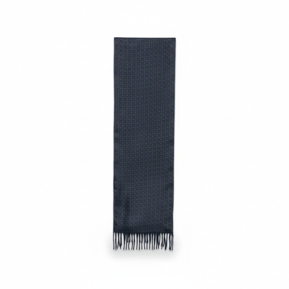 Blue Geometric Pattern Scarf 1