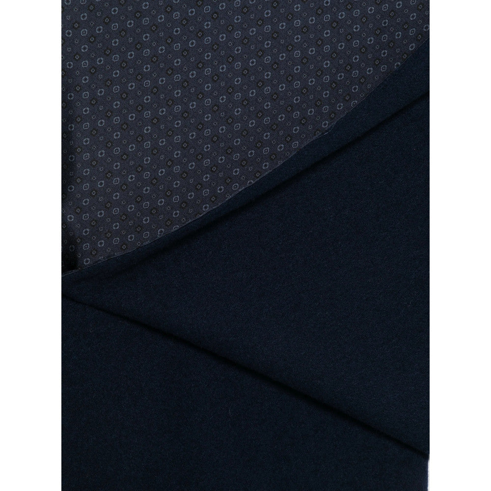 Blue Geometric Pattern Scarf 3