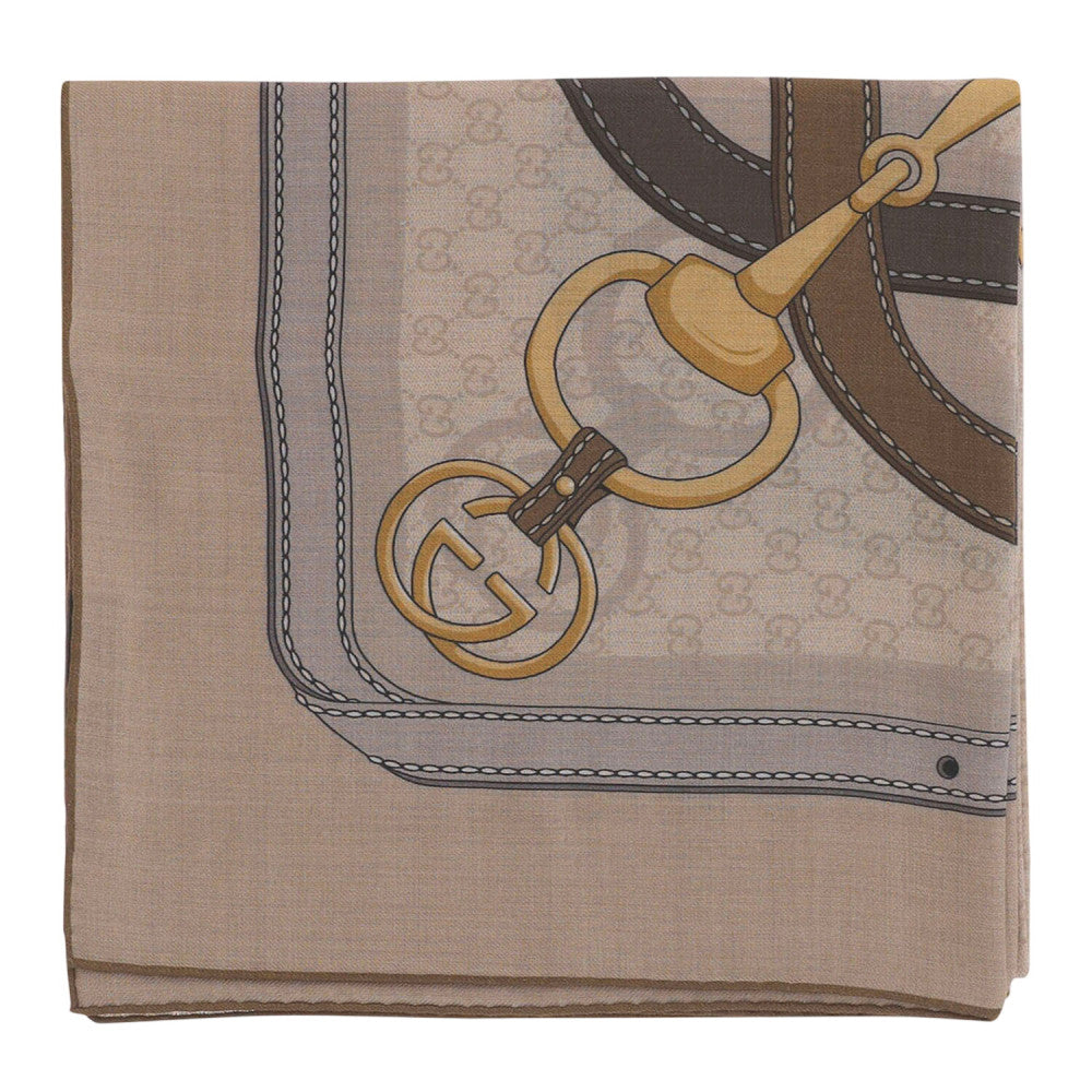 Beige Logo Scarf 1