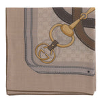 Beige Logo Scarf 1