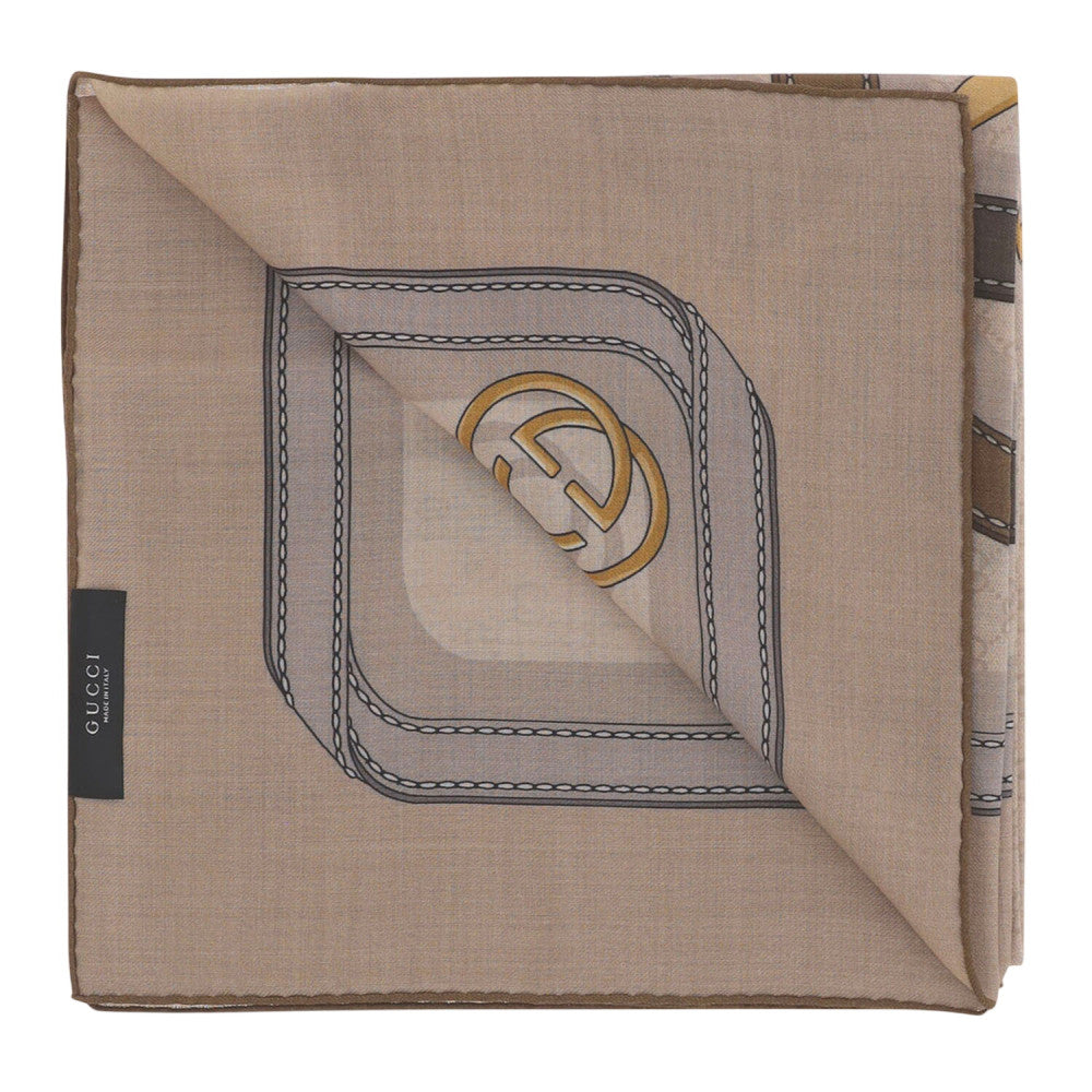 Beige Logo Scarf 2