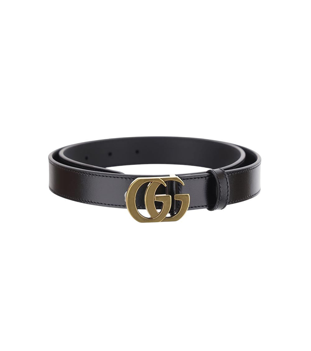 Black GG Buckle Belt 1
