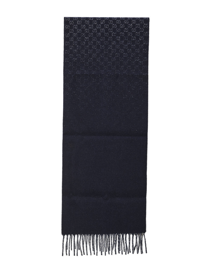 Blue GG Logo Scarf 2