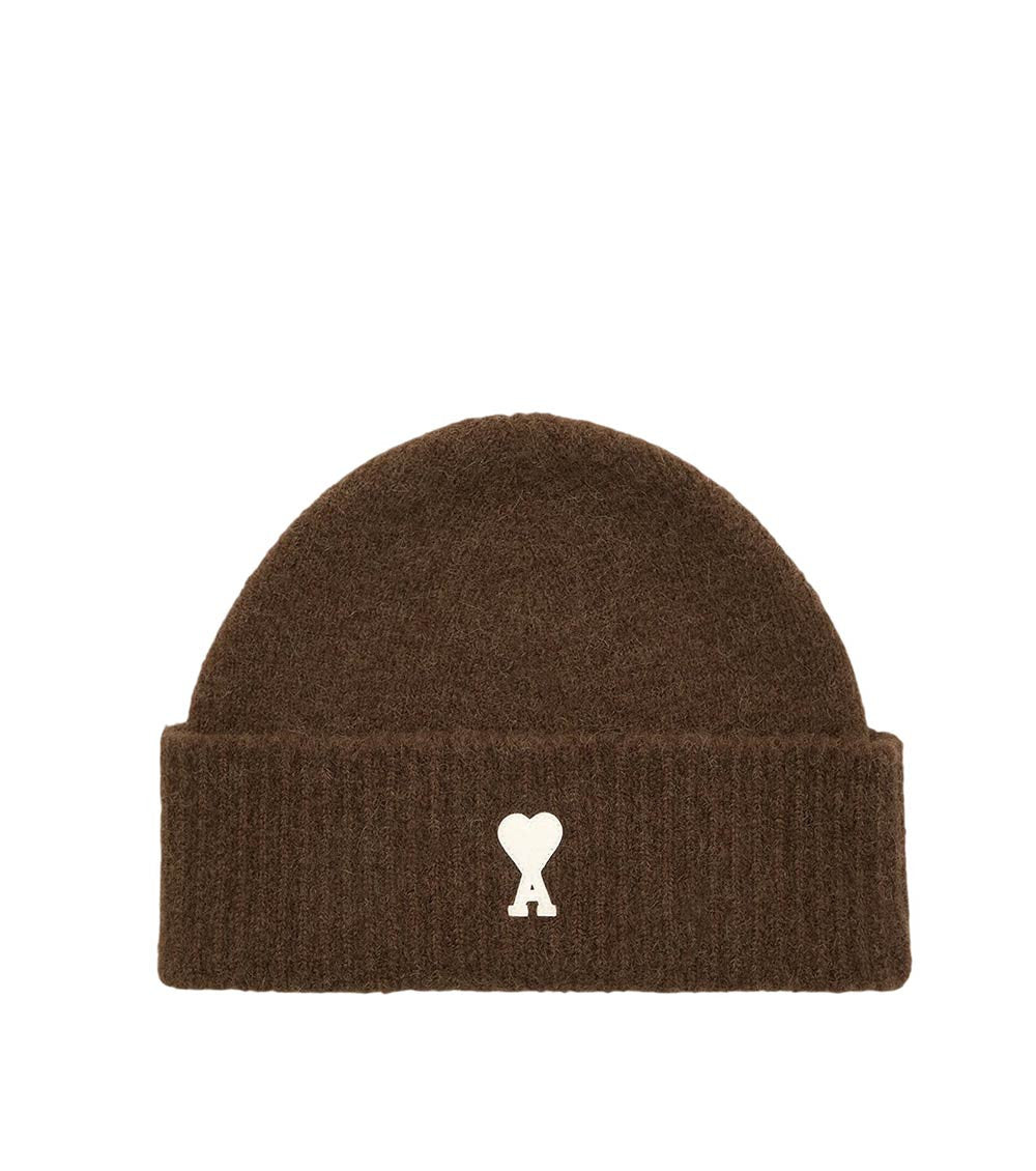 Brown Logo Beanie Cap 1