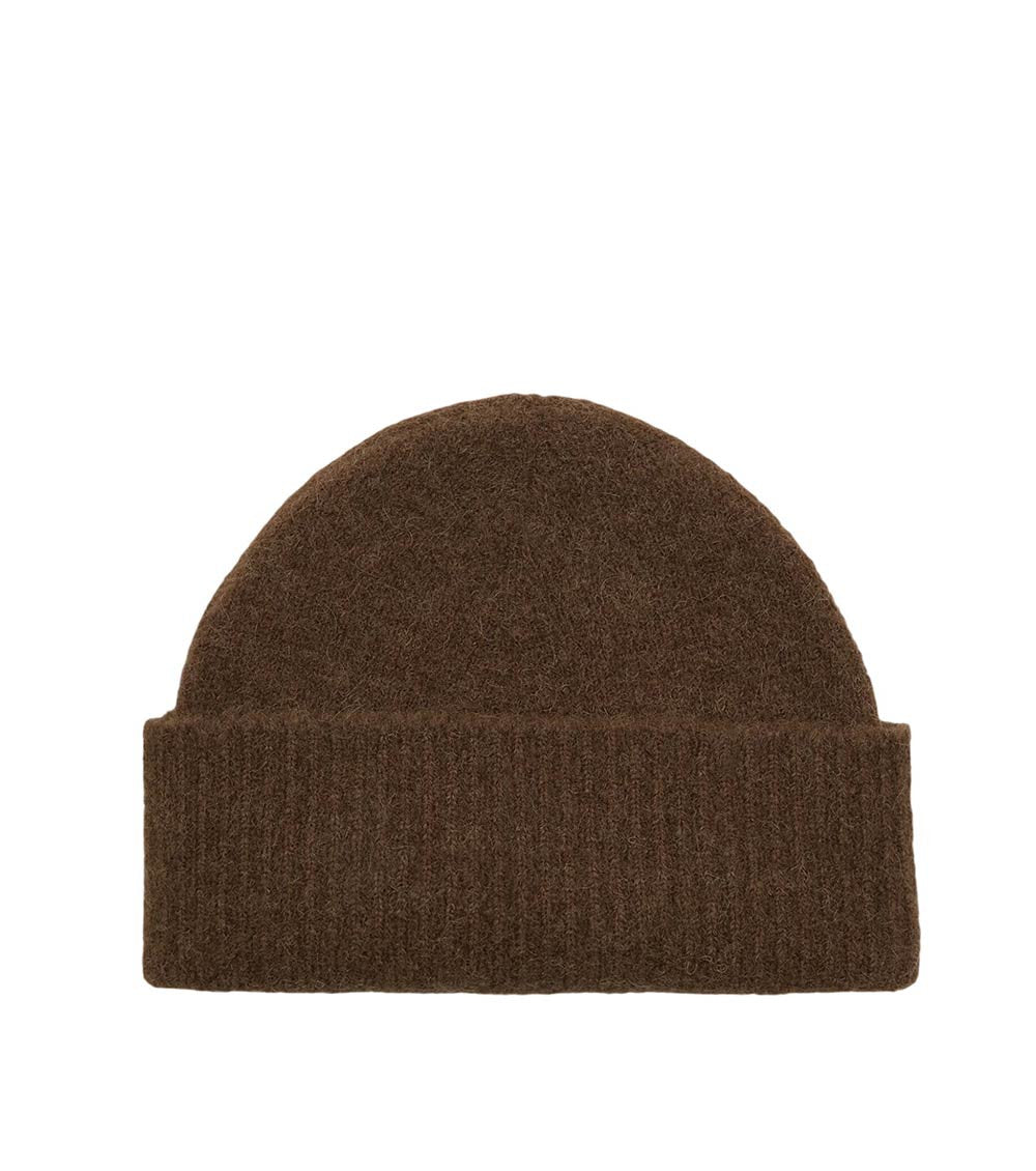 Brown Logo Beanie Cap 2