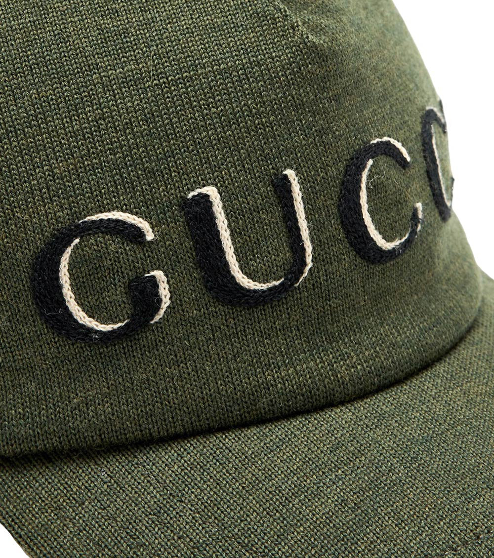 Green Logo Baseball Cap 3