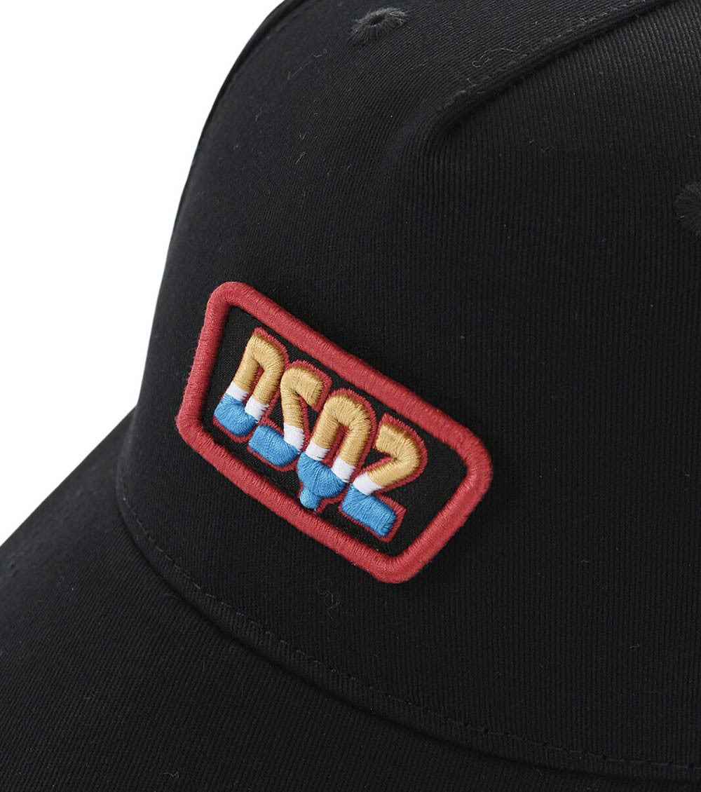 Black Logo Baseball Cap 3