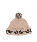 Beige Logo Beanie Cap 1