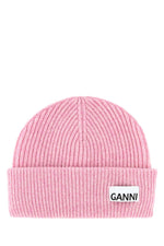 Light Pink Logo Beanie Hat 1