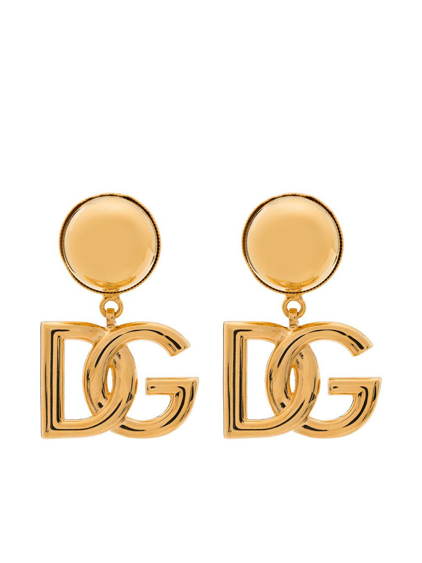 Golden Logo Earrings 1