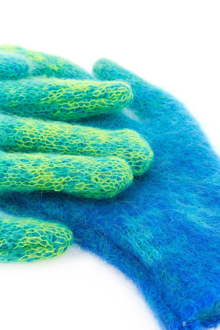 Multicolor Classic Woolen Gloves 2