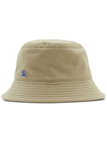 Beige Cotton Bucket Hat 1