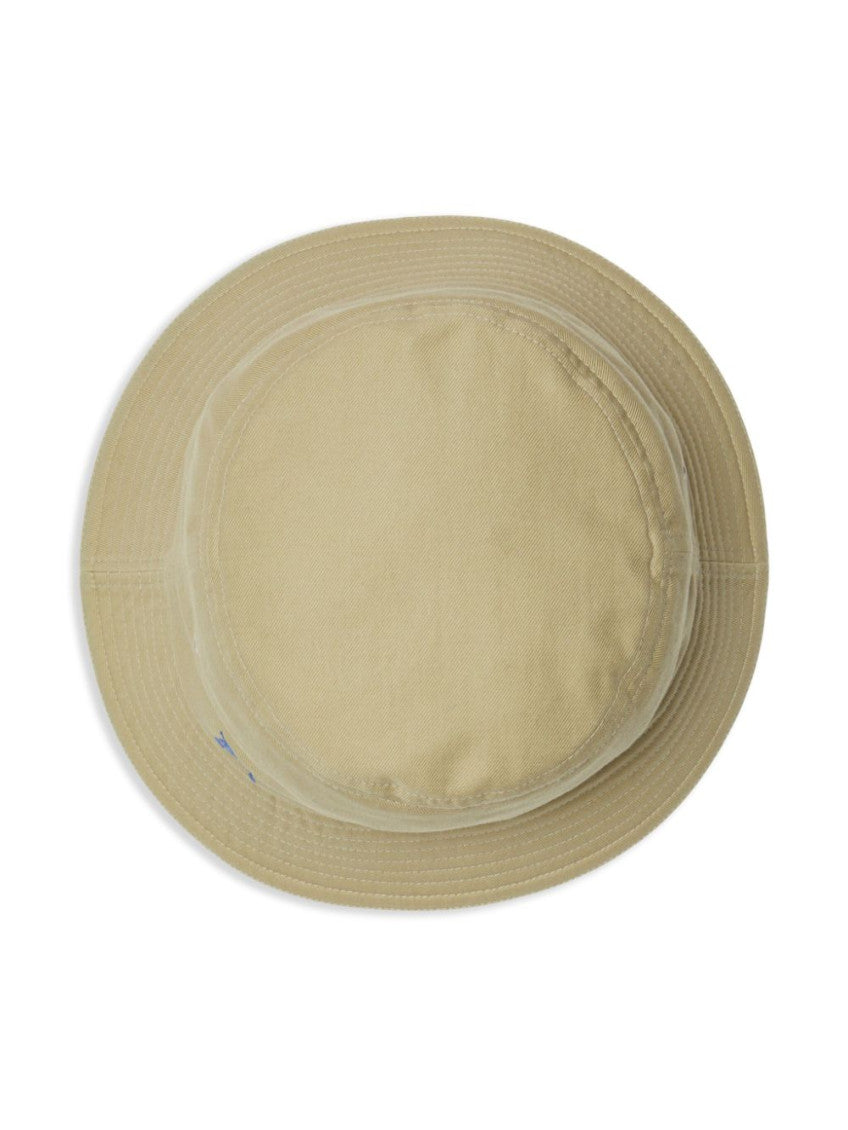 Beige Cotton Bucket Hat 2