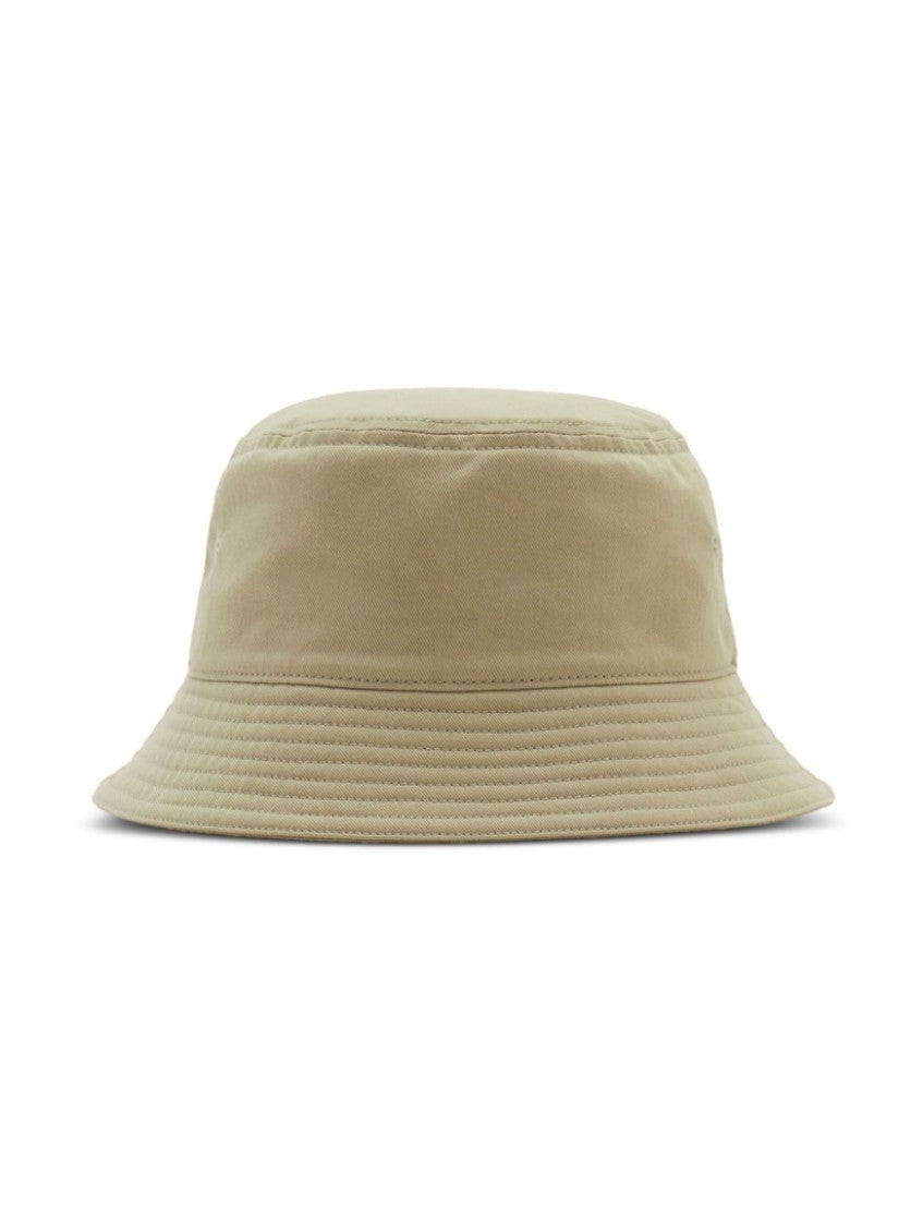 Beige Cotton Bucket Hat 3