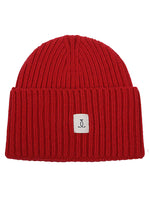 Red Logo wool beanie 1