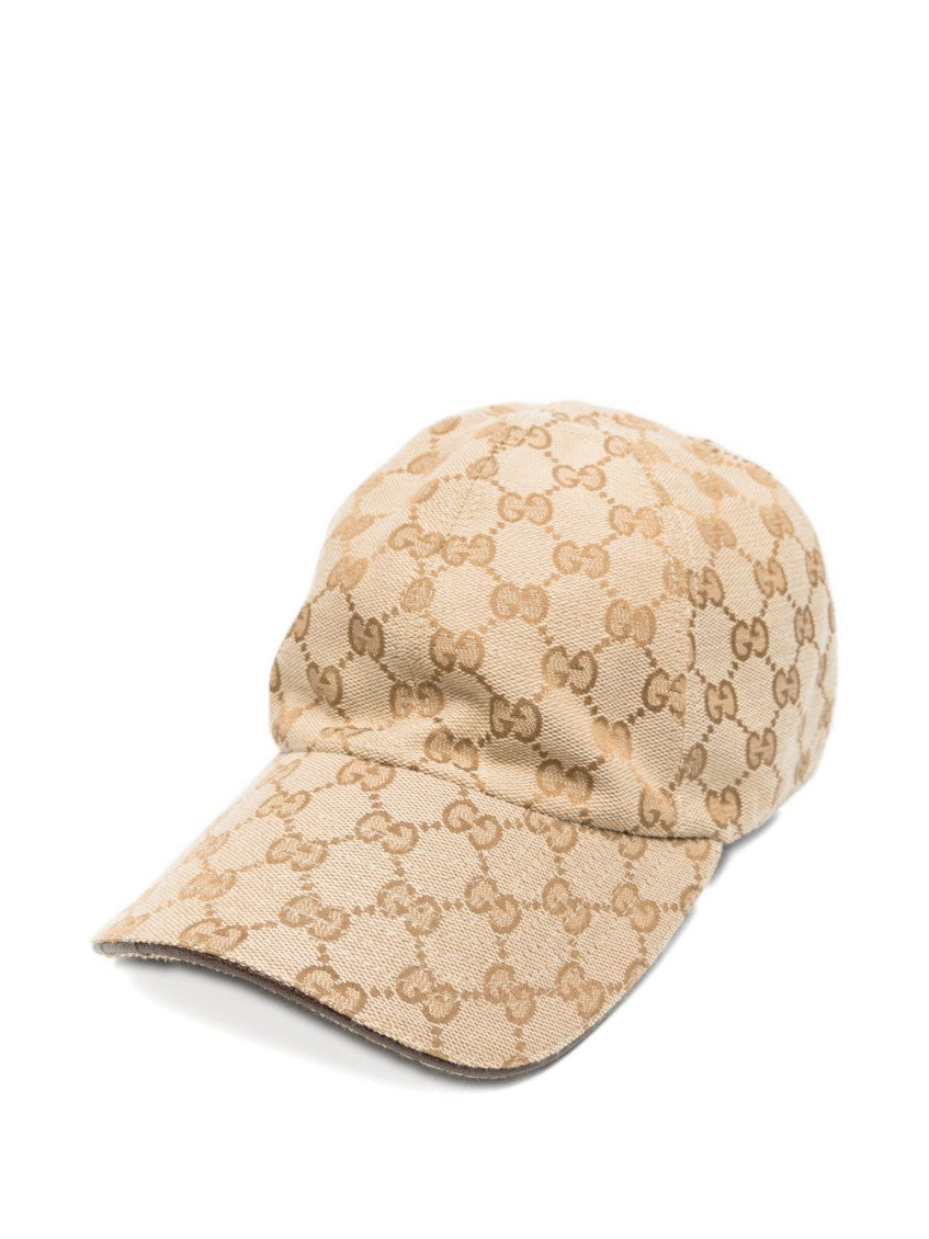 Beige Logo Baseball Hat 1
