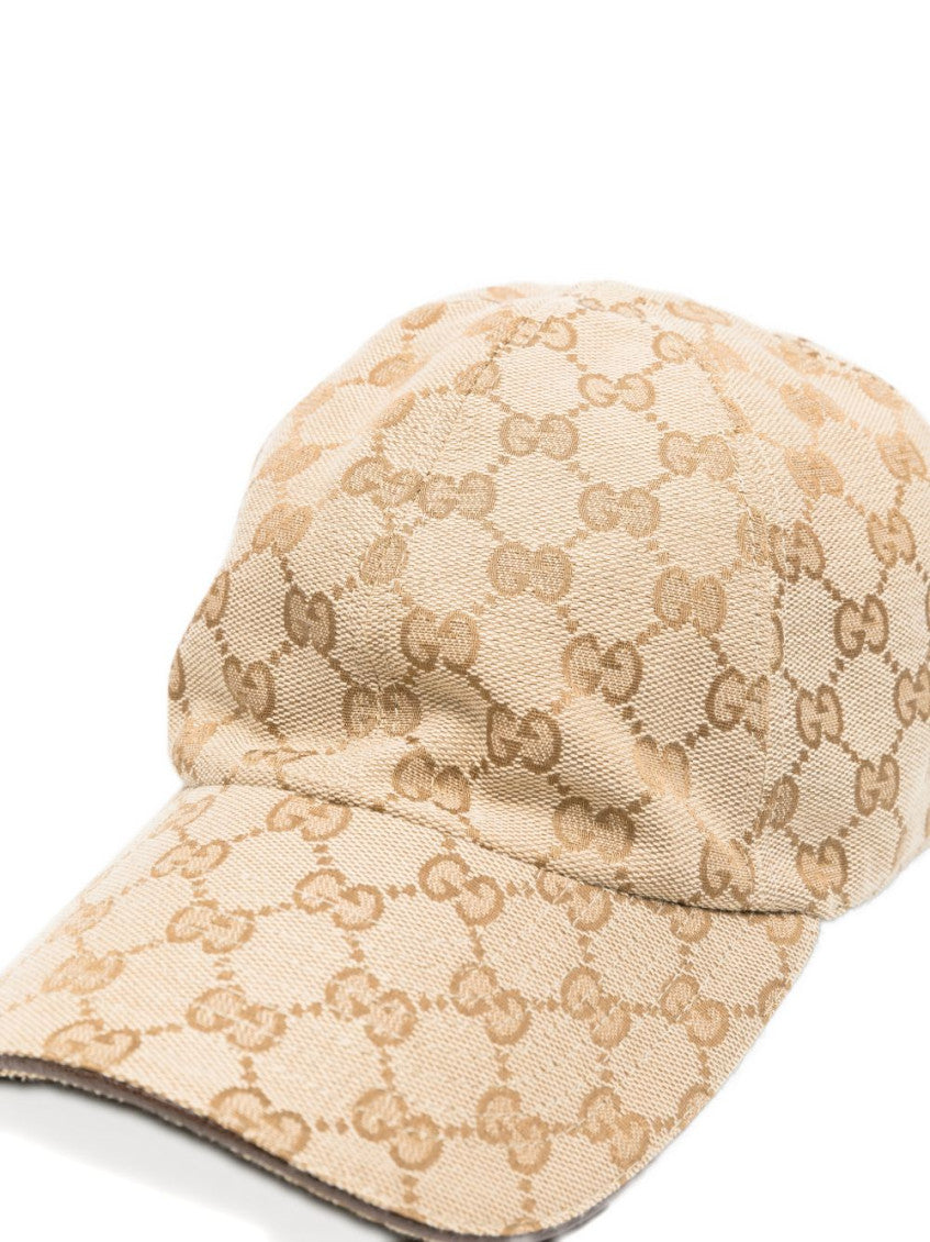 Beige Logo Baseball Hat 2