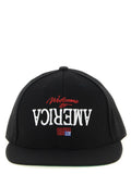 Black Embroidered Baseball Hat 1