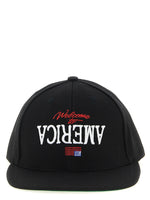 Black Embroidered Baseball Hat 1