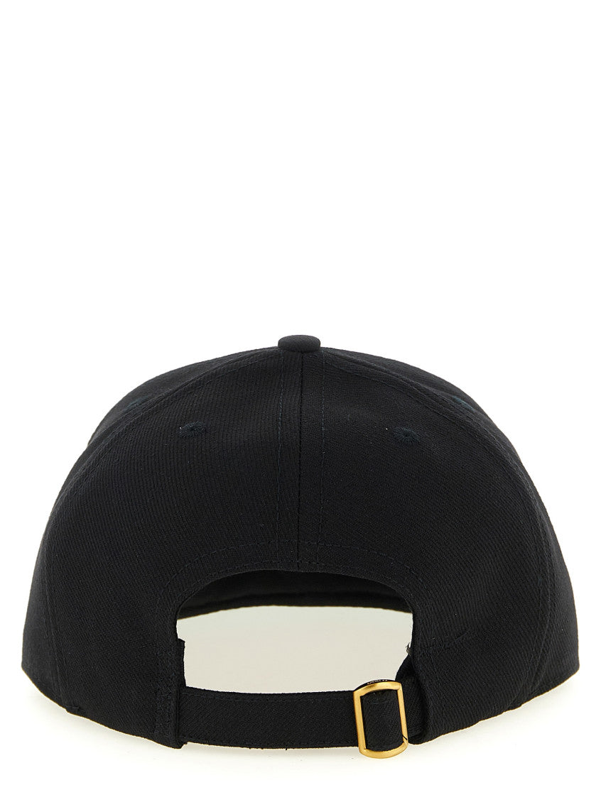 Black Embroidered Baseball Hat 3