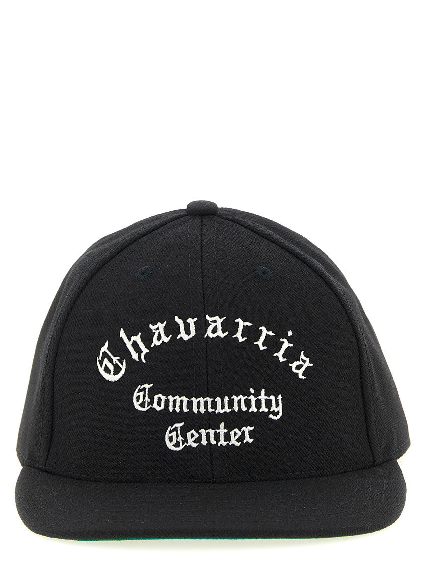 Black Embroidered Baseball Hat 1