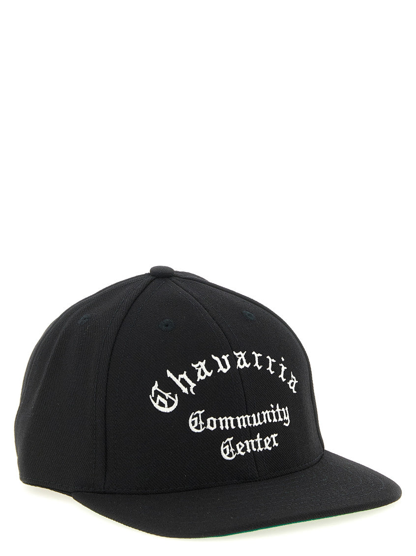 Black Embroidered Baseball Hat 2
