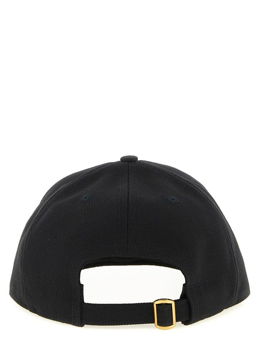 Black Embroidered Baseball Hat 3