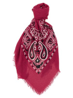 Fuchsia Bandana Printed Scarf 1