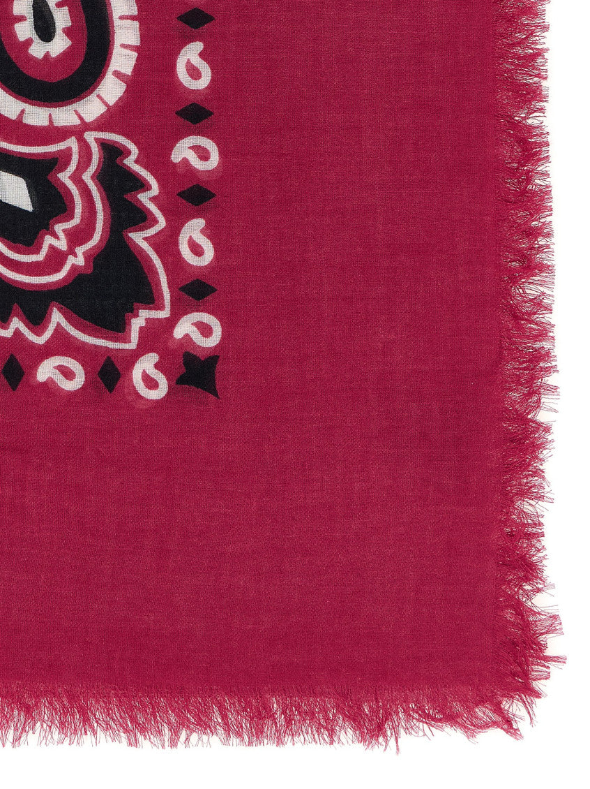 Fuchsia Bandana Printed Scarf 2