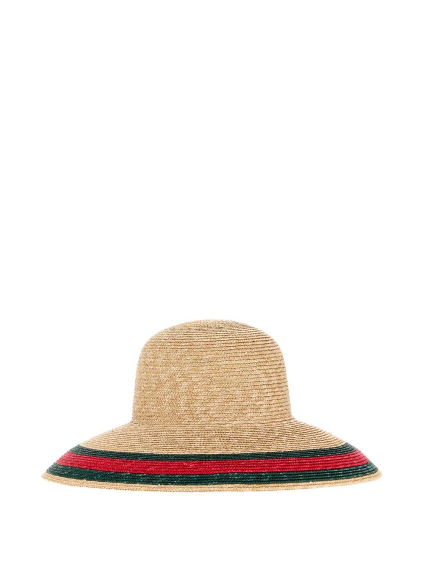 Beige Woven Bucket Hat 2
