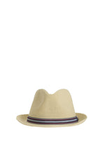 Beige Logo Fedora Hat 1