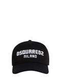 Black Milano Logo Baseball Hat 1