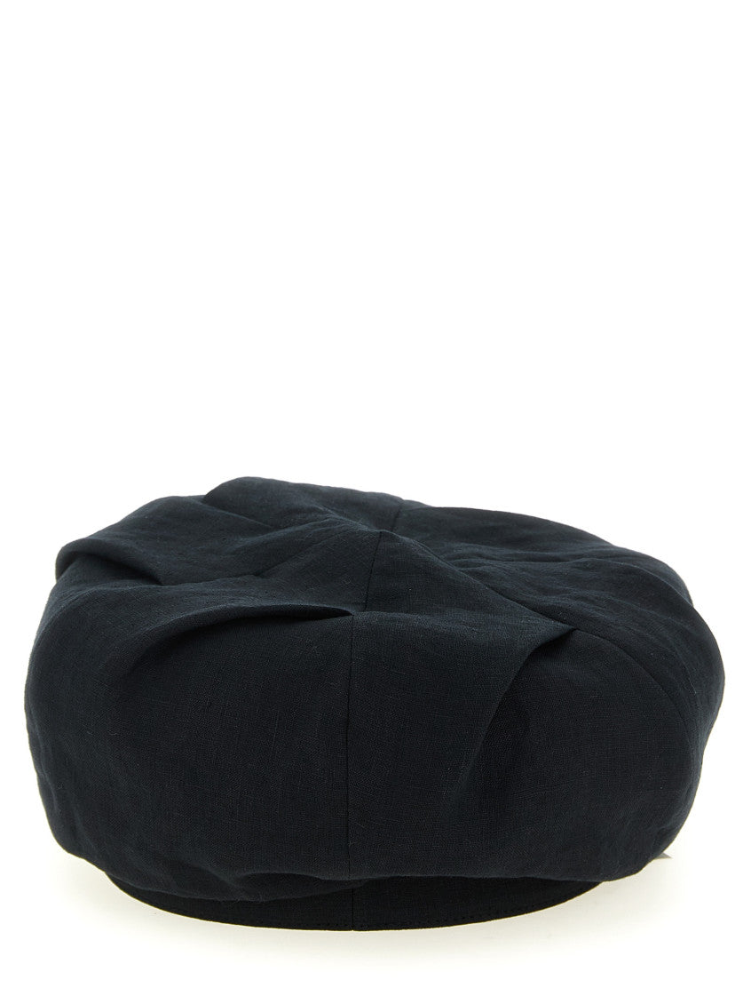 Black Tuck Solid Flat Hat 3