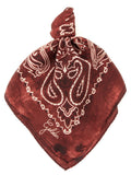 Maroon Paisley Printed Scarf 1
