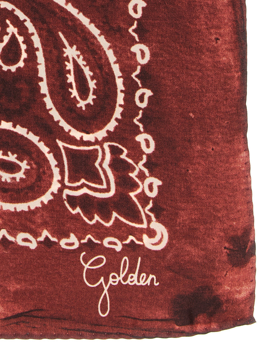 Maroon Paisley Printed Scarf 2