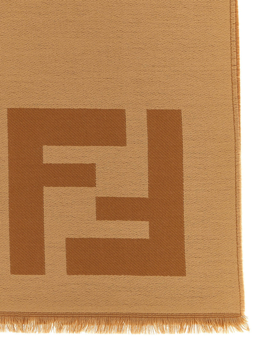 Brown Logo Scarf 2