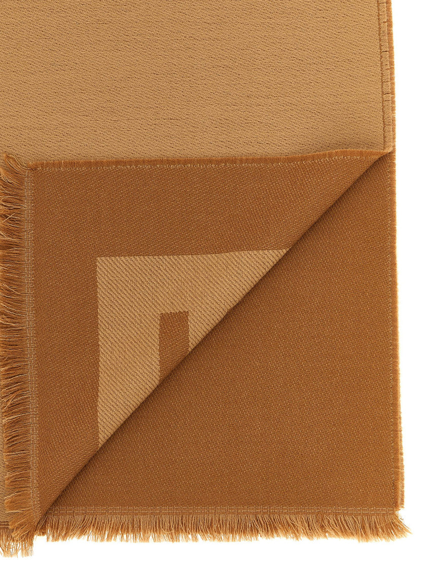 Brown Logo Scarf 3