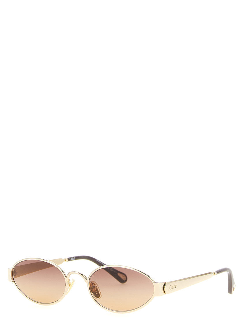 Golden Oval Sunglasses 3