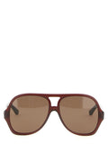 Maroon Aviator Sunglasses 1