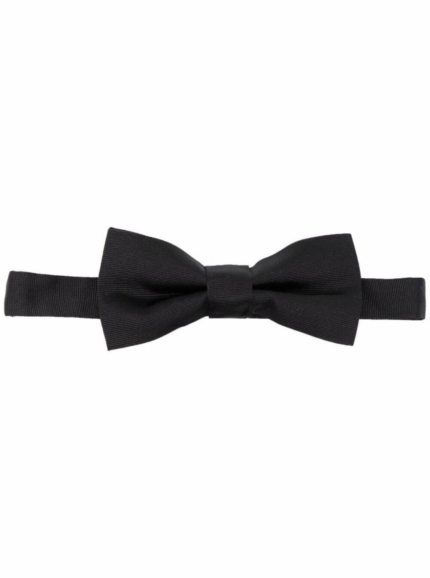 Black Monochrome Papillon Bowtie 1