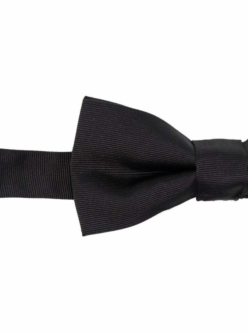 Black Monochrome Papillon Bowtie 2