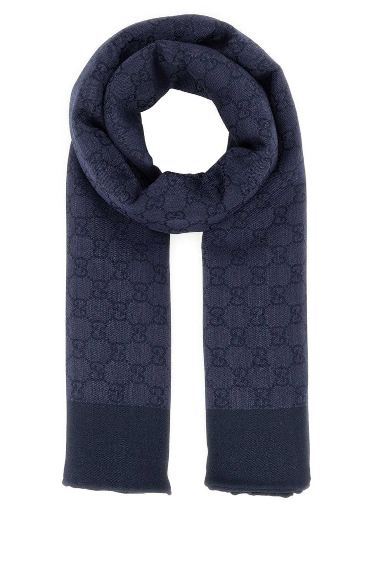 Dark Blue Signature Logo Scarf 1