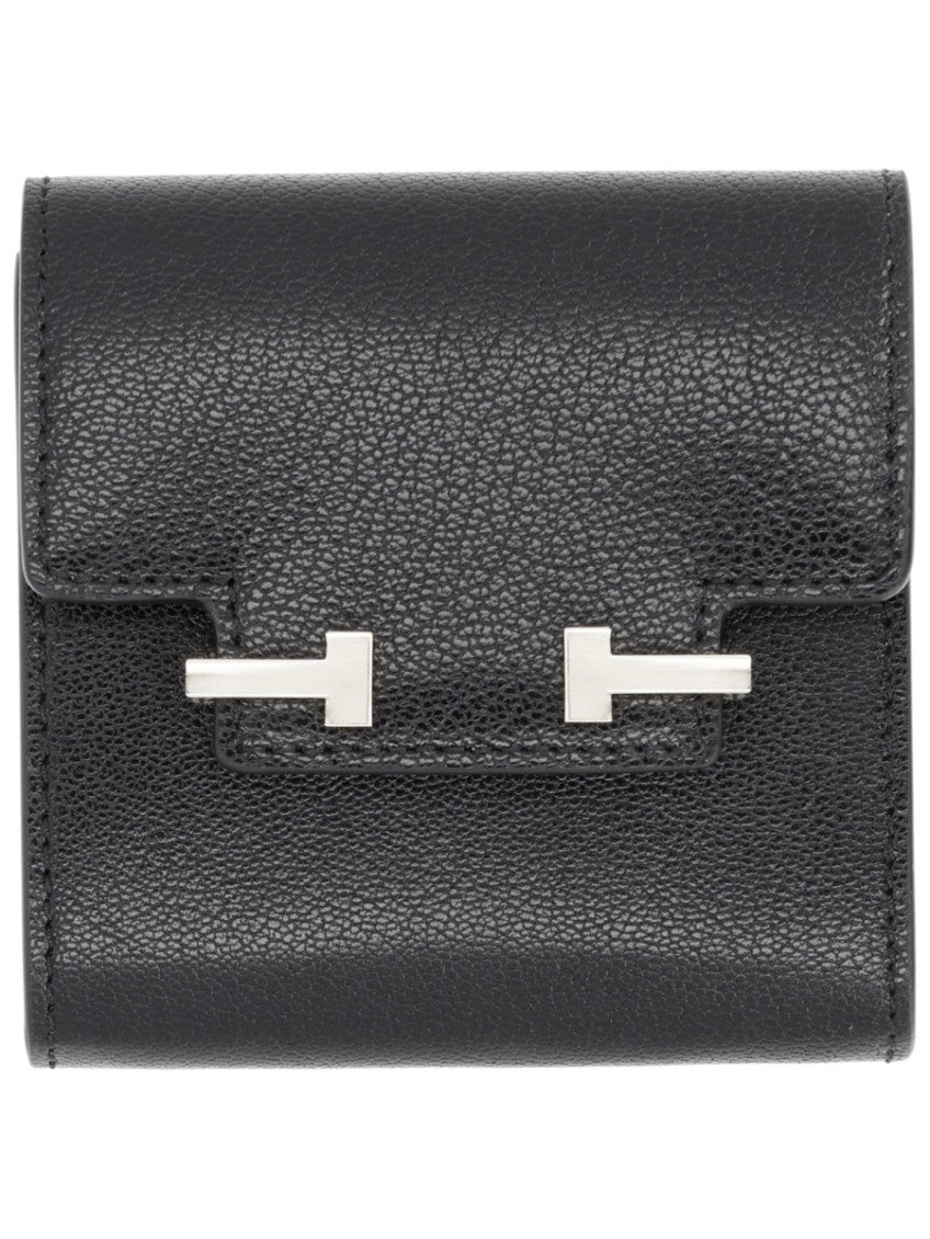 Black Textured Wallet 1