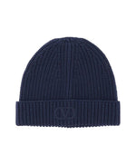 Navy Blue Beanie Hat 1