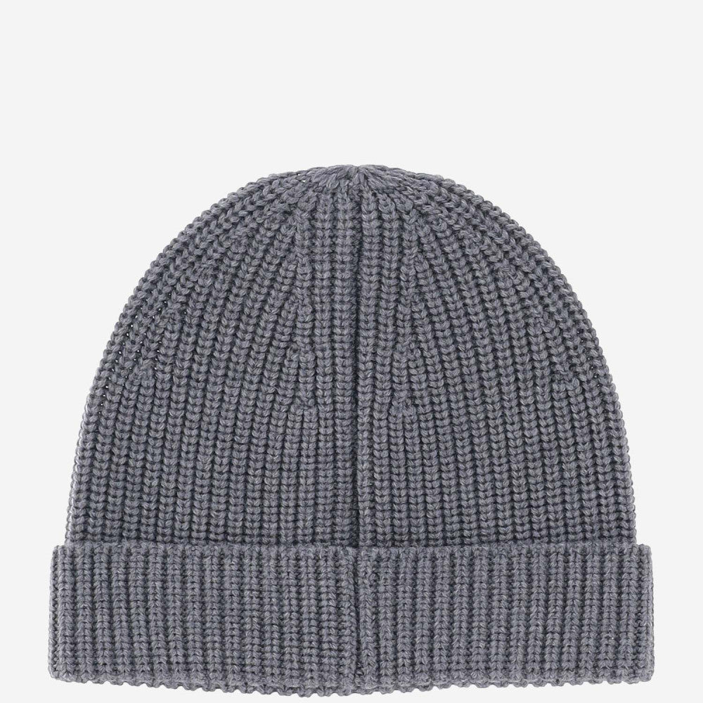 Grey Logo Beanie Hat 2