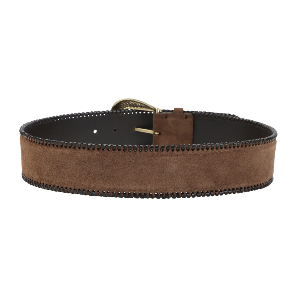 Multicolor Paisley Solid Belt 2