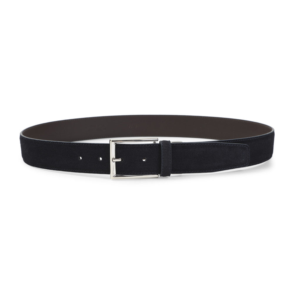 Blue Solid Formal Belt 1