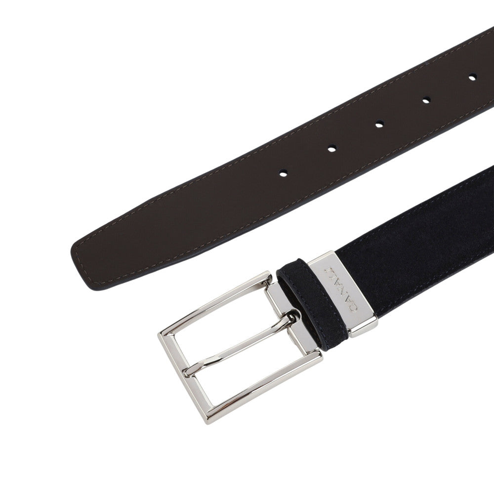 Blue Solid Formal Belt 2